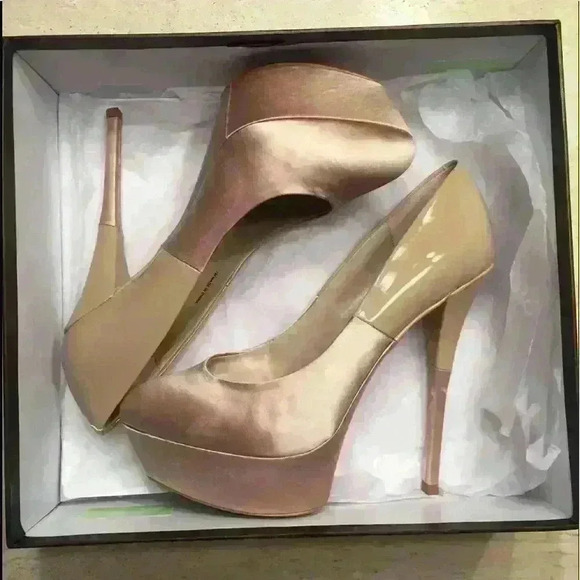 BEBE Satin Heels - Picture 3 of 5